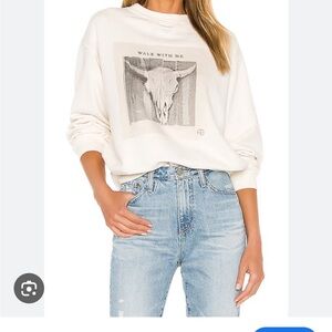 Anine Bing Ramona walk with me sweatshirt